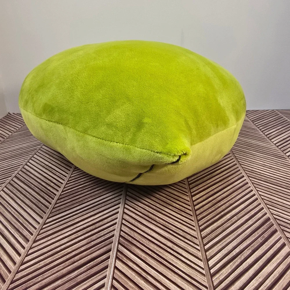 Green Leaf NEW‎ Decorative Throw Pillow Plush Botanical Heart Shape Nature Decor
